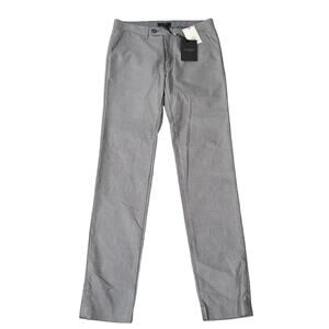 Ted Baker Men's Slim Fit Textured Trousers Pants Grey Size 28R